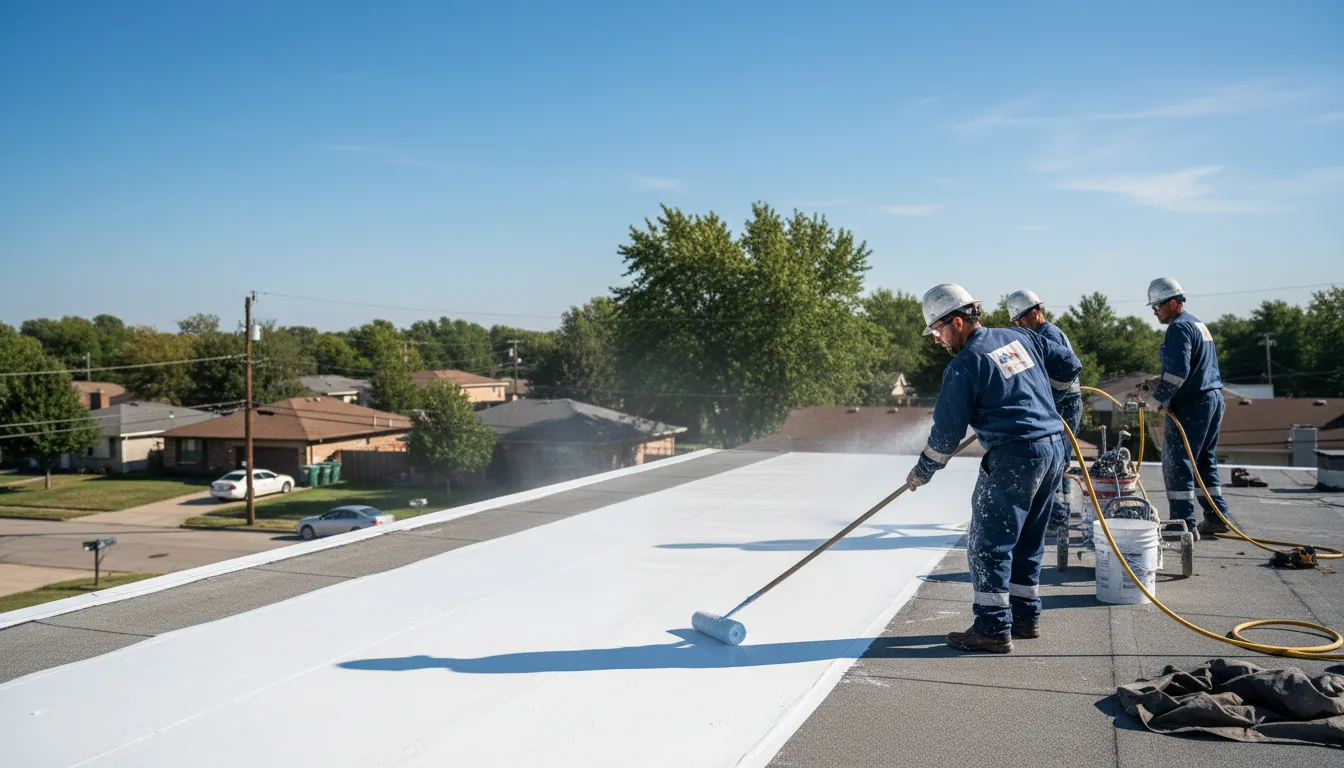 Commercial roof coating in Shermans Dale, PA near me